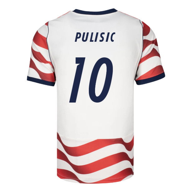 2026-2027 USA USMNT Match Home Authentic Jersey (Pulisic 10)-SoccerKits Hub | Buy Soccer Jerseys Online
